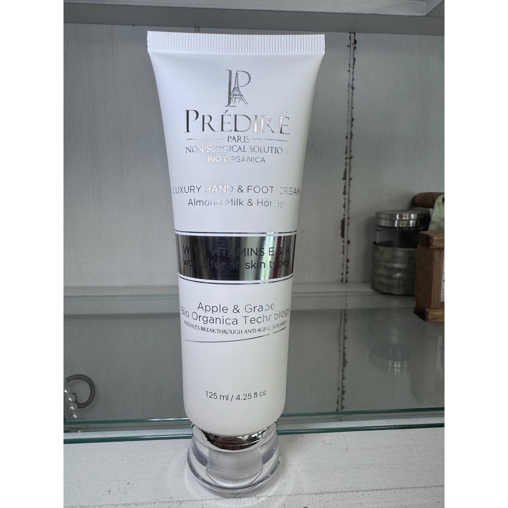 Predire Paris Luxury Hand & Foot Cream Almond Milk Honey Bio Organica 125ml New